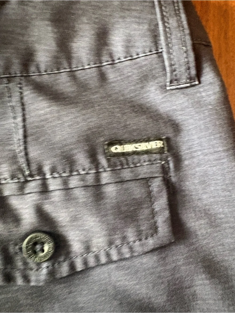 Quiksilver Men's Dark Navy Flat Front Chino Shorts